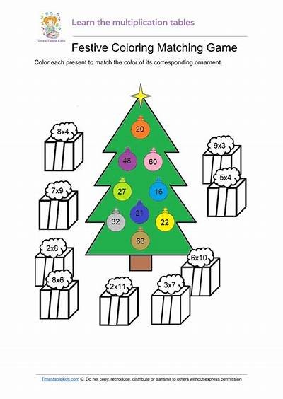 Fun and Engaging Xmas Times Tables Activities to Boost Kids Multiplication Skills This Holiday Season