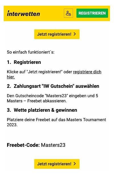 Interwetten Current Promo Code for Discounts and Deals