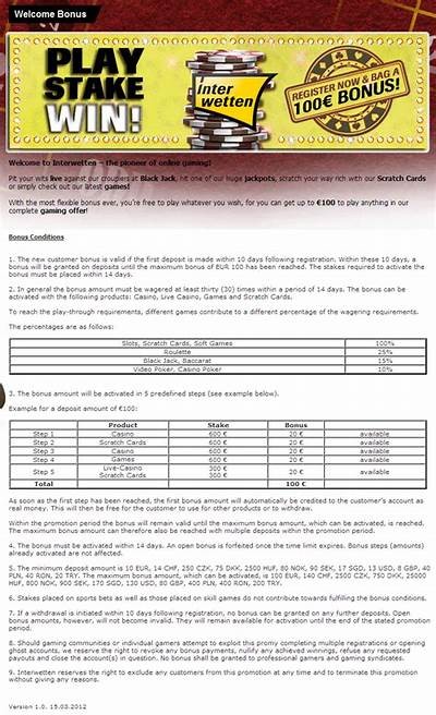 Interwetten Bonus: Get €10 for Free Now!