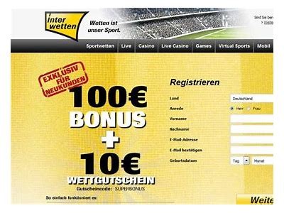Interwetten Bonus: Get €10 for Free Now!